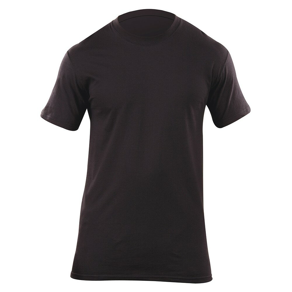 5.11タクティカル 半袖Tシャツ 3枚セット 40016 綿100% [ ブラック / Mサイズ ] メンズTシャツ 半そで プリント デザイン スポーツ ミリタリーTシャツ ミリタリーシャツ 白 white ホワイト Lサイズ 5.11tactical 軍服 戦闘服 BDU(3)
