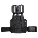 Safariland レッグプラットフォーム DFA&QLS 22付 6004-27-2 両利き サファリランド ホルスター ドロップ・フレックス・アダプター シングル・ストラップ・シュラウド MOLLE モール モーリー PALS パルス ホルスターパーツ ホルスター部品