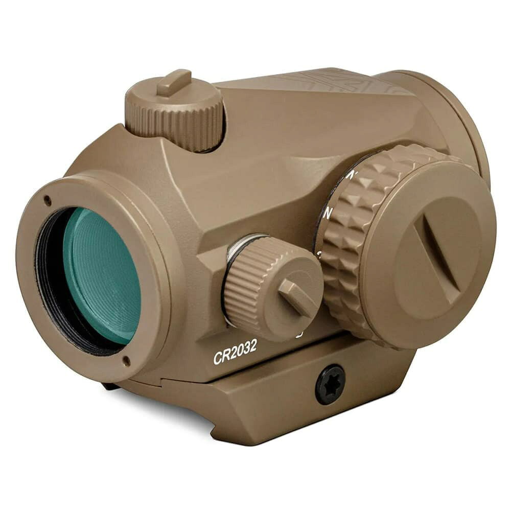 ミリタリーショップ レプマートのVORTEX OPTICS ドットサイト CF-RD2 クロスファイア 2MOA レッドレティクル [ フラットダークアース ] ダットサイト 光学照準器 オプティカルサイト チューブドット ボルテックスオプティクス REDレティクル CR2032電池 ドットスコープ レッドサイト レッドドットスコープ｜アングル3