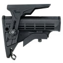 IMI DEFENSE バットストック AR-15/M4用 チークレスト付き QDスリングスイベル対応 IMI-ZS200 ブラック IMIディフェンス リトラクタブルストック AR15 M4A1 チークライザー チークレスト 樹脂製ストック 樹脂製銃床 樹脂ストック ライフルストック 銃床 ガンストック