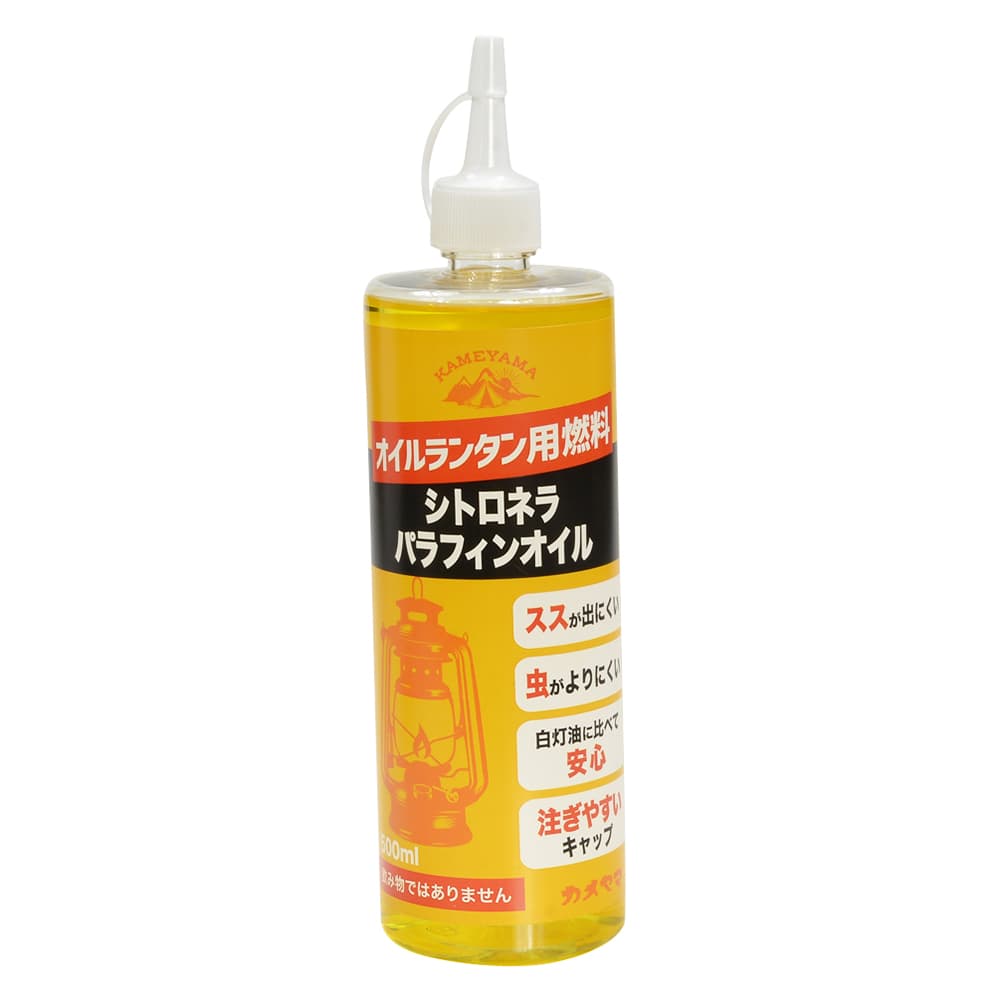 カメヤマ オイルランタン用燃料 パラフィンオイル 虫除け成分配合シトロネラの香り 771600 [ 500ml ] 燃料オイル 天然ハーブオイル配合 虫よけアロマ 液体燃料式ランタン ガソリンランタン 1