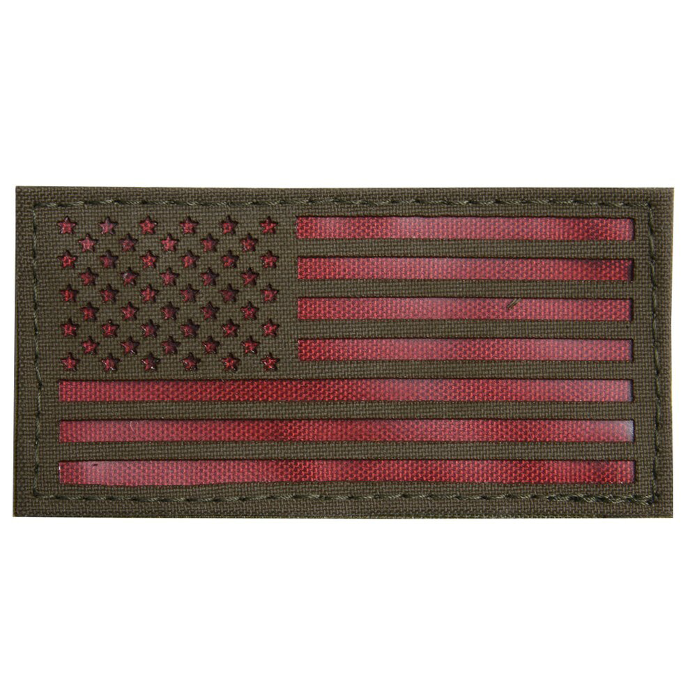FIRST SPEAR ワッペン 星条旗 スタンダード コーデュラ生地 ベルクロ [ レンジャーグリーン&レッド ] ファーストスピア American Flag Fabric Backed Cell Tag アメリカンフラッグファブリックバッキングセルタグ パッチ 国旗 ミリタリー サバゲー 国旗ワッペン フラッグ