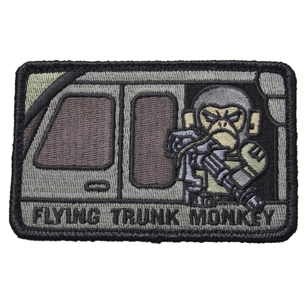 MIL-SPEC MONKEY パッチ Flying Trunk Monkey ベルクロ付き [ ACU ] MSM ミルスペックモンキー フライングトランクモンキー ミリタリーワッペン ミリタリーパッチ アップリケ TACTICAL TAILOR タクティカルテイラー スリーブバッジ