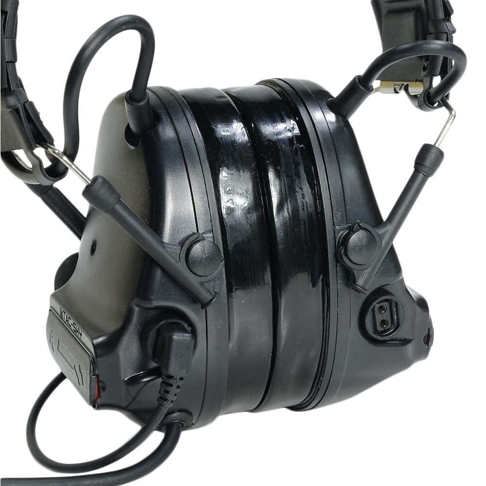 TAC-SKY タクティカルヘッドセット COMTAC III 集音マイク [ ブラック ] タックスカイ コムタック 米軍装備 電子防音イヤーマフ 電子式防音イヤーマフ エレクトリックイヤーマフ 電子防音イヤマフ 電子式防音イヤマフ エレクトリックイヤマフ 電子防音耳あて