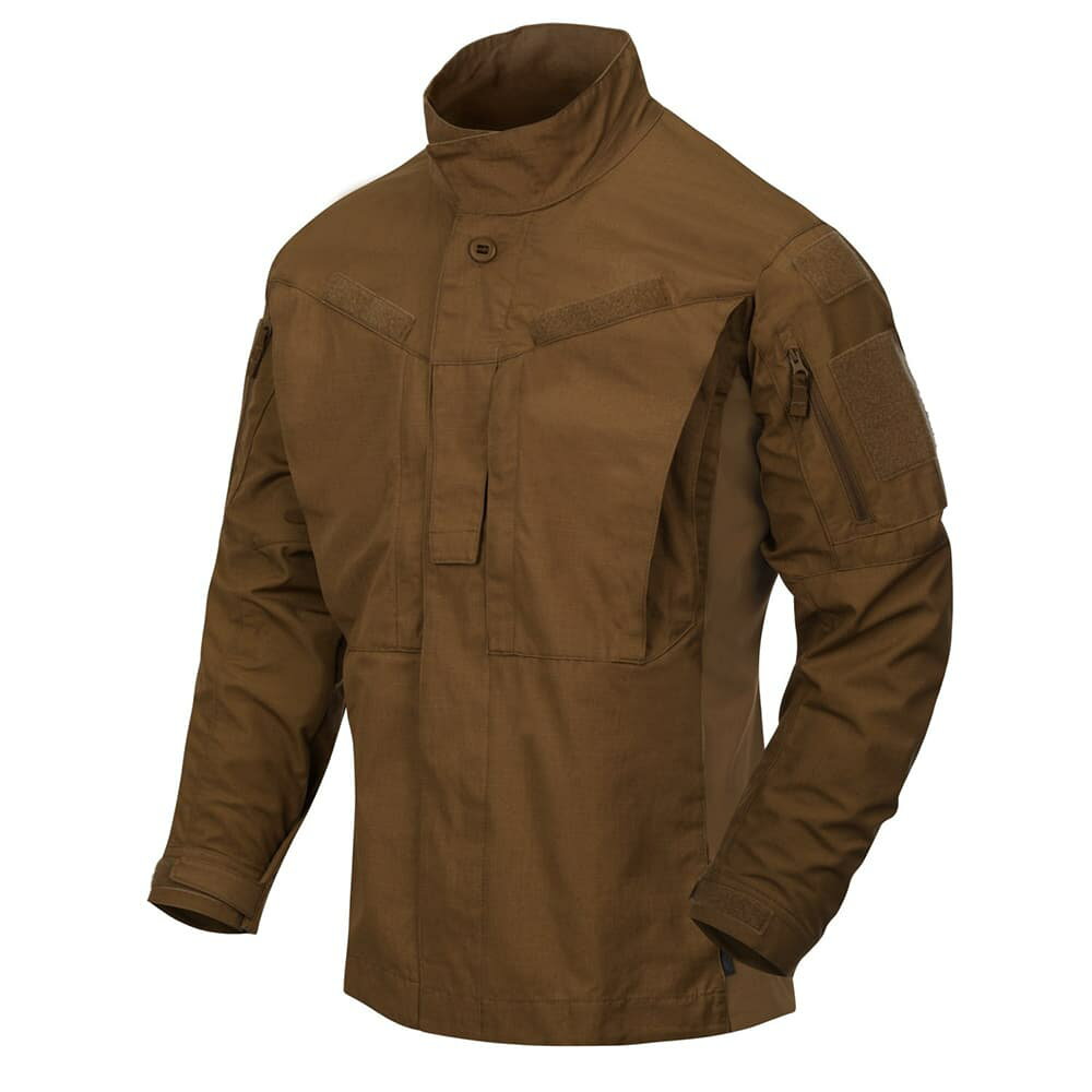 HELIKON-TEX ジャケット MBDU コンバットシャツ NYCO リップストップ BL-MBD-NR [ マッドブラウン / レギュラー/Mサイズ ] ヘリコンテックス ヘリコンテクス BDUジャケット 戦闘用ジャケット 戦闘服 軍服 コンバットユニフォーム バトルジャケット バトルユニフォーム