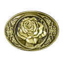 ベルトバックル 薔薇 カウガール 1461 交換用 ベルト用バックルのみ アメリカンバックル USAバックル BUCKLE メンズ 取替え用バックル Weste...