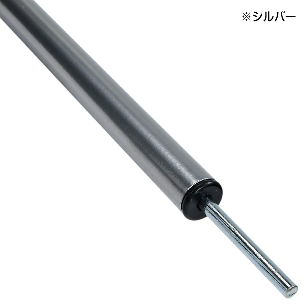 テントポール 組み立て式 2本分セット 最長120cm テント/タープ用 [ 8本 / ブラッ...