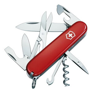 VICTORINOX アーミーナイフ クライマー [ レッド ] ビクトリノックス Climber ツールナイフ マルチツール 十徳ナイフ キャンピングナイフ 万能ナイフ ミリタリー アウトドア 防災 軍用ナイフ 万能ツール