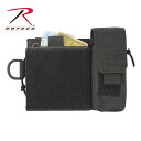 Rothco アドミンポーチ 51006 小物入れ [ ブラック ] ベルトポーチ ADMINISTRATIVE POUCH ユーティリティーポーチ ユーティリティ・ポーチ