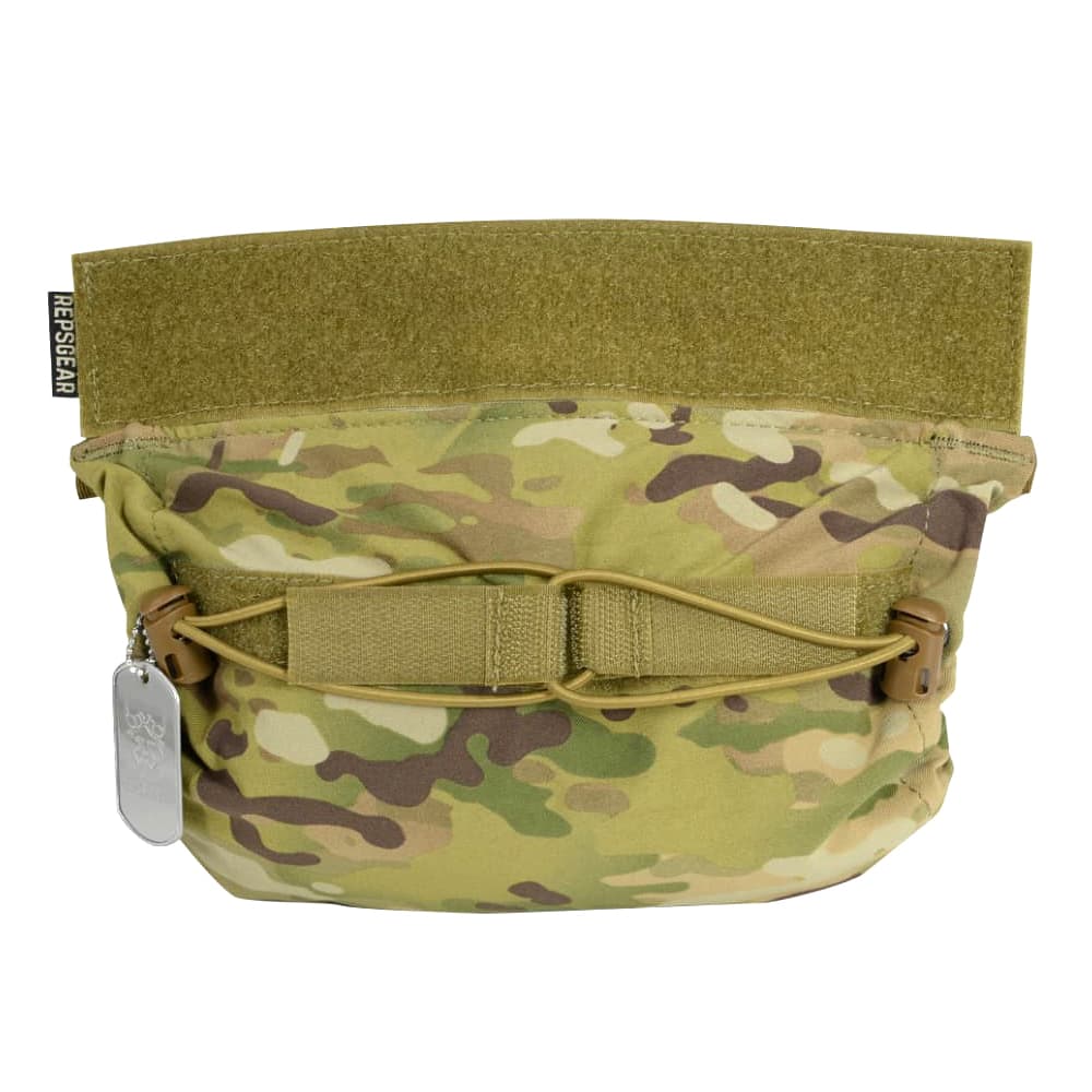 ミリタリーショップ レプマートのREPSGEAR ドロップダウンポーチ JACKET STASH POCKET プレキャリ用 PTOT36 [ マルチカム ] レプズギア リアドロップダウンポーチ ジャケットスタッシュポケット プレートキャリア用パーツ プレキャリパーツ 収納 アンダーポーチ プレートキャリア用 プレキャリ 付属品｜アングル2