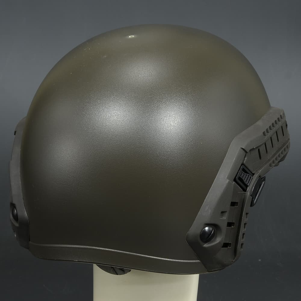 FMA ヘルメット Ballistic 樹脂製 ダイヤル調整 TB1052-MG [ M/Lサイズ / マスグレー ] 訓練用ヘルメット バリスティック ミリタリーヘルメット 戦闘用ヘルメット コンバットヘルメット FAST 戦闘用 軍用 戦闘帽 防弾ヘルメット バリスティックヘルメット