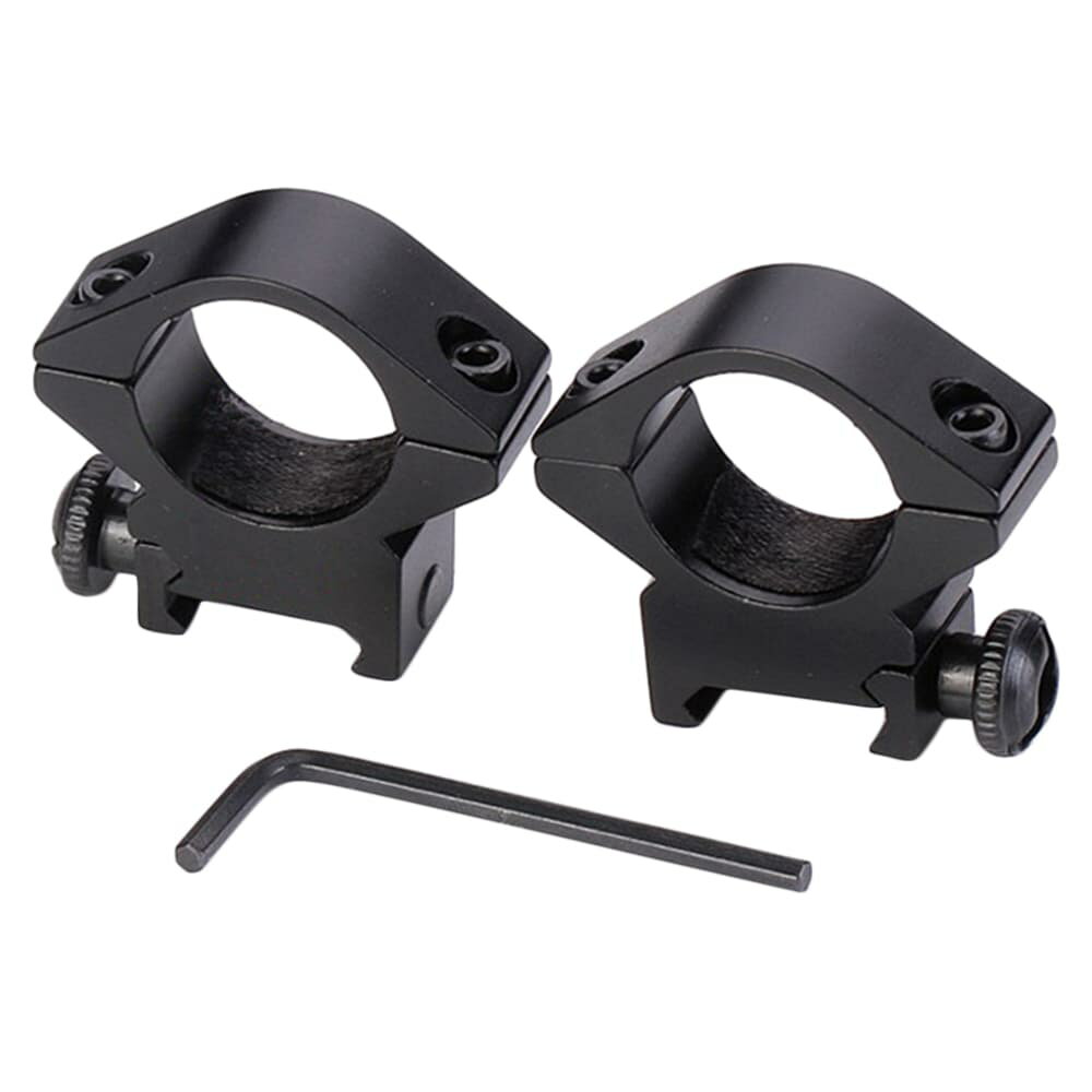 マウントリング 25mm径 2個セット 20mm/ピカティニーレール対応 [ ロー ] スコープマウントリング マウントレールリング スコープレールリング 銃用マウントリング 照準器マウントリング 取付用 固定用 装着用 アダプター ピカティニーレール ピカティニーレイル 拡張用