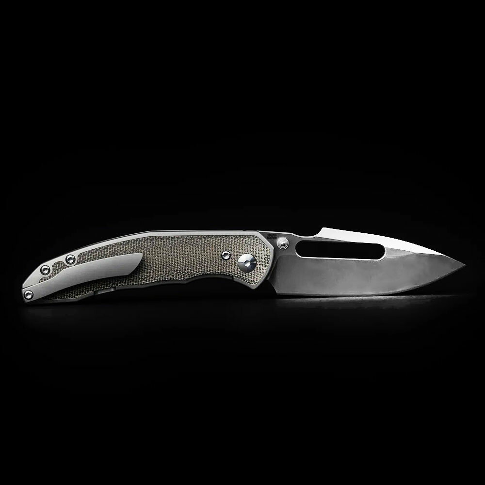 Artisan Cutlery 折りたたみナイフ Boa フレームロック グリーン マイカルタ ATZ18...