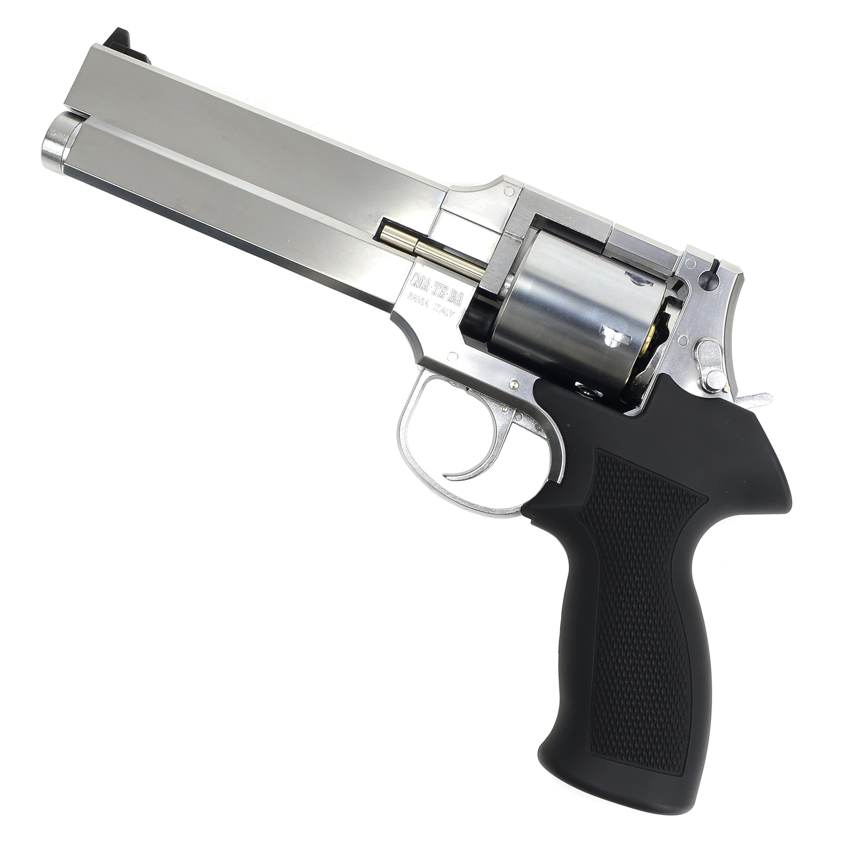 マルシン ガスガン MATEBA マテバ Xカートリッジ 6インチ シルバーABS ラバーグリップ 122504 ガスリボルバー ガス回転式拳銃 リボルバーガスガン ガス式リボルバー リボルバーガスハンドガン ガスハンドガン エアソフトガン エアーソフトガン トイガン おもちゃ銃 遊戯銃