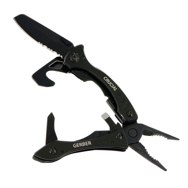 GERBER マルチプライヤー クルーシャル ブラック CRUCIAL | ペンチ 携帯工具 マルチツールナイフ 十徳ナイフ 十得ナイフ 万能ナイフ サバイバルツール 万能プライヤー 万能ツール通販格安セール情報 楽天 通販