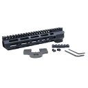 MIDWEST INDUSTRIES ハンドガード One Piece Free Float M16/AR-15対応 M-LOKレール MI-CRM [ 9.5...