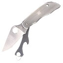 SPYDERCO 折りたたみナイフ ClipiTool 栓抜き付き ドライバー形状 C175P 折り畳みナイフ ボトルオープナー フォルダー フォールディングナイフ ホールディングナイフ 折り畳み式ナイフ 折りたたみ式ナイフ