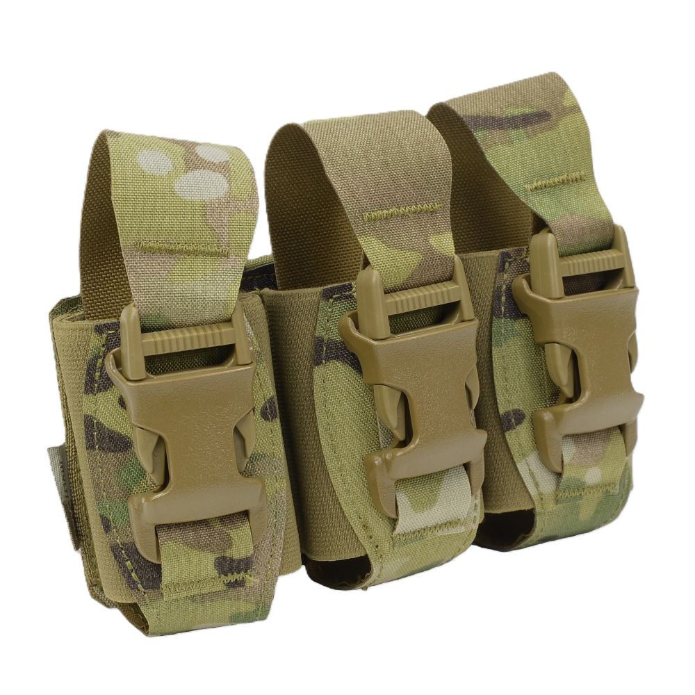 Warrior Assault Systems フラッシュバンポーチ 40mm 三個用 レーザーカット W-LC-...