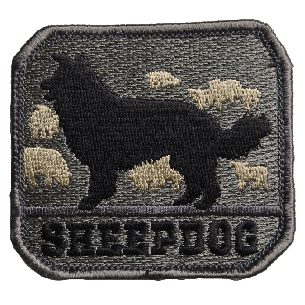 MIL-SPEC MONKEY ミリタリーパッチ Sheepdog ベルクロ付き [ ACUダーク ] MSM ミルスペックモンキー 羊..