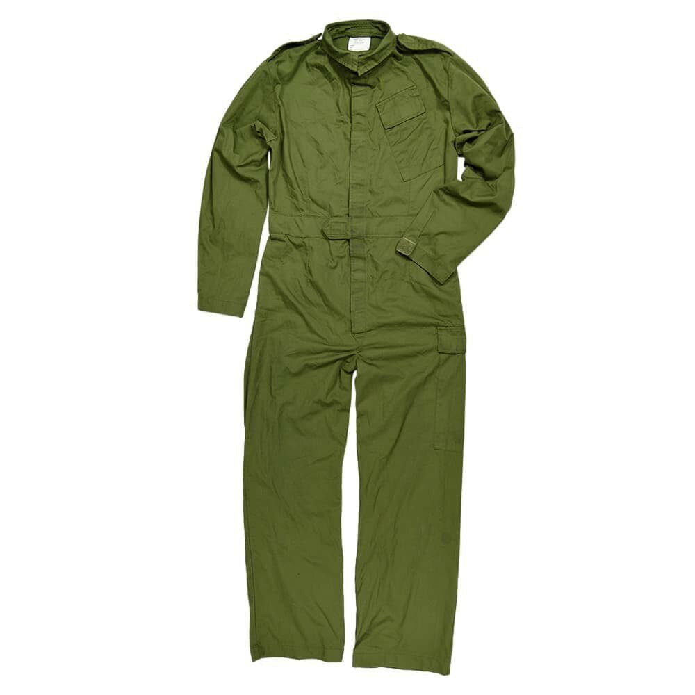 穿戰鬥衣服 - イギリス軍放出品 カバーオール 空軍 ODグリーン [ 160/84 / 良い ] British AF Olive Work Coveralls 作業服 つなぎ ジャンプスーツ 飛行服 ツナギ 煙管服 円管服 円環服 えんかん服 ミリタリーサープラス ミリタリーグッズ イギリス軍サープラス イギリス軍実物