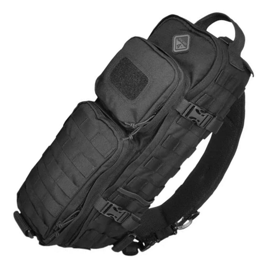 HAZARD4 スリングパック Plan-B 約12L 耐衝撃型 EVC-PLB [ ブラック ] ワンショルダー ショルダーバッグ 斜め掛けバッグ フロントバックモジュラースリングバッグ MOLLE対応 ハイドレーション対応 ワンショルダーバッグ クロスボディバッグ ボディバッグ たすき掛けバッグ