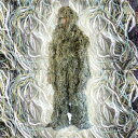 ゴースト ギリースーツ 迷彩服上下セット ウッドランドカモ カモフラージュ 偽装 カモフラージュスーツ 擬態化スーツ 迷彩服 カモフラージュ服 カモフラ服 カモ...