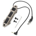 WADSN リモートスイッチ TAPS デュアルファンクション Surefire対応/3.5mmプラグ 20mmレール/M-Lok対応 WD07073 [ デザ...