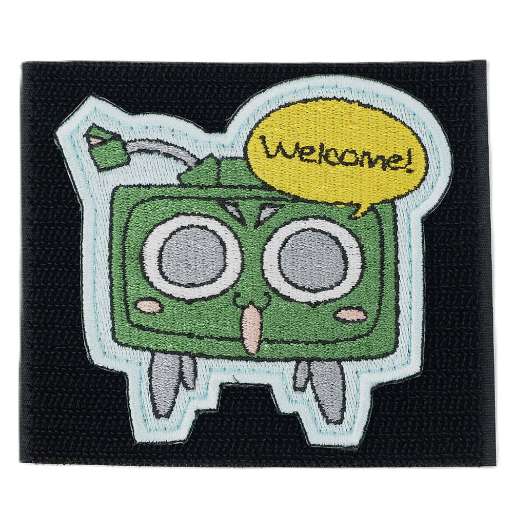 IXA EMB ミリタリーパッチ クレイモアたん ベルクロ IE-CP72 ワッペン パッチ 刺繍...