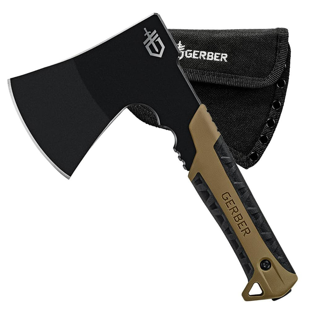 Rakuten - GERBER 手斧 パックハチェット コヨーテブラウン 31-003484 ガーバー Pack Hatchet ハンドアックス トマホーク 手打ち斧 薪割り斧 薪割り用斧 キャンプアックス ハチェット アウトドアアックス