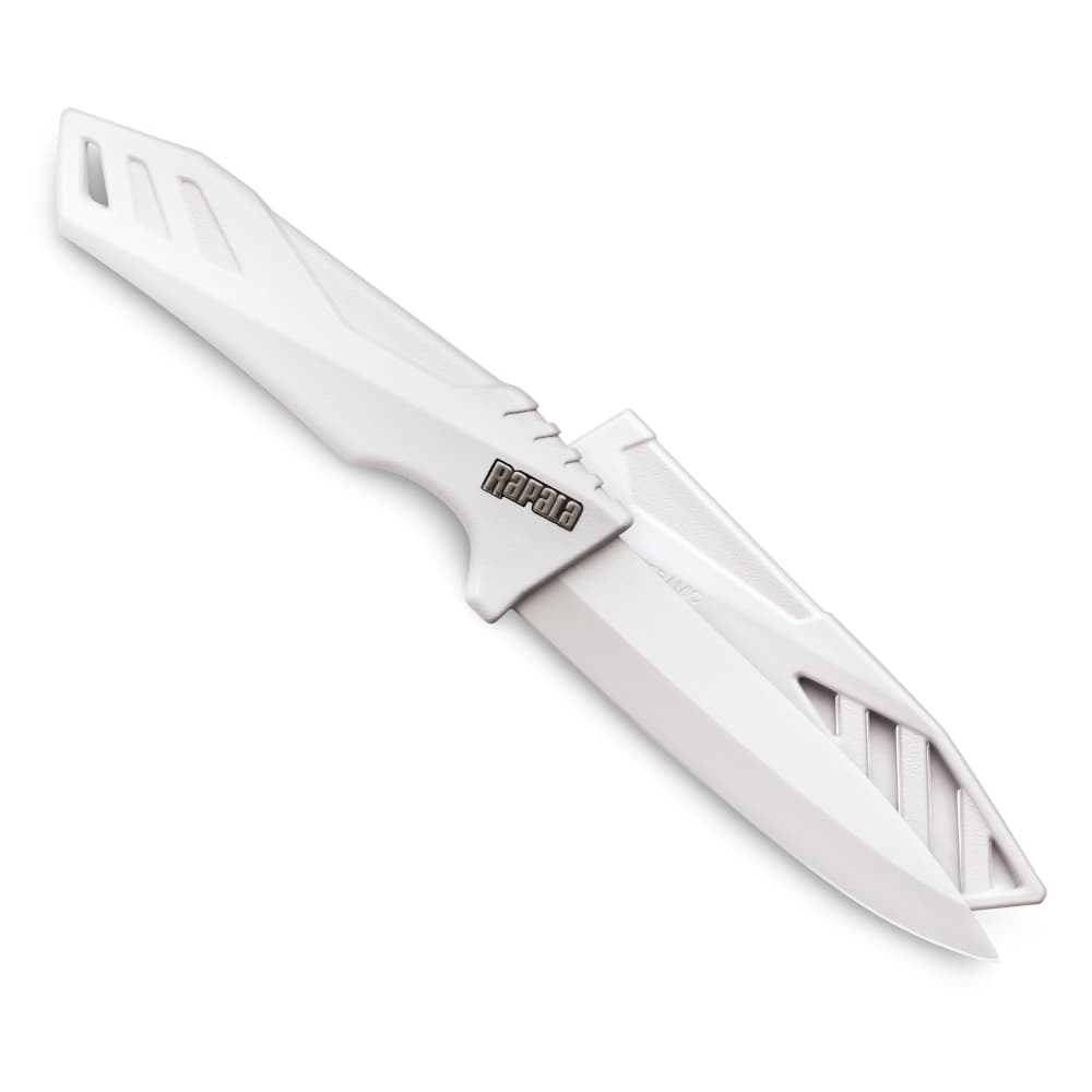 ラパラ ユーティリティナイフ RCD セラミック製 シース付 [ ホワイト ] RAPALA Ceramic 釣り用ナイフ 釣り具 アウトドアナイフ 刃物 キャンプナイフ 渓流ナイフ 野外 キャンプ