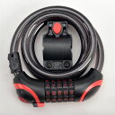 OTOMO ワイヤーロック LEDライト付き 46243 シートポストブラケット付 LED付き スチール綱