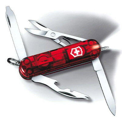 VICTORINOX アーミーナイフ 0.6366 ミッドナイトマネージャー [ クリアレッド ] Victorinox ツールナイフ マルチツール 十徳ナイフ キャンピングナイフ 万能ナイフ 軍用ナイフ 万能ツール