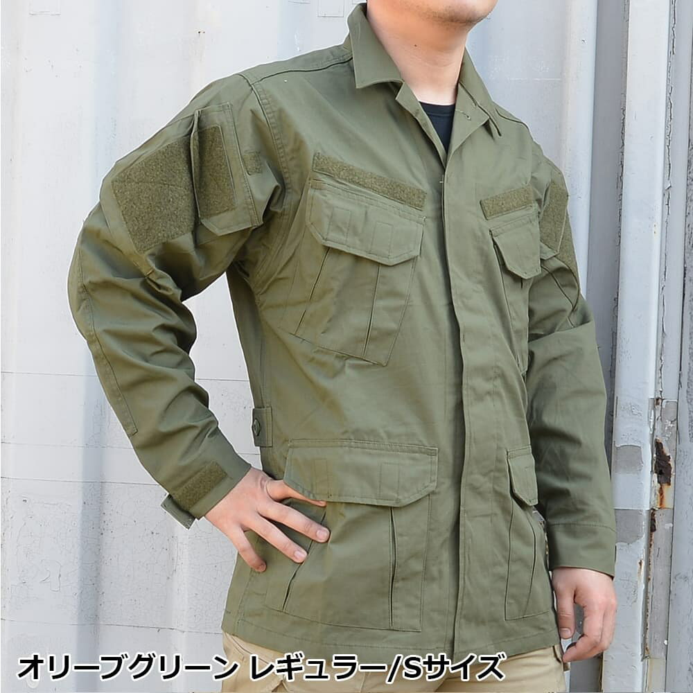 HELIKON-TEX ジャケット SFU NEXT SHIRT ポリコットンリップストップ BL-SFN-PR [ ブラック / レギュラー/Sサイズ ] ヘリコンテックス SFUネクストシャツ BDUジャケット 戦闘用ジャケット 戦闘服 軍服 コンバットユニフォーム バトルジャケット バトルユニフォーム 2