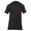 5.11タクティカル 半袖Tシャツ 3枚セット 40016 綿100% [ ブラック / Lサイズ ] メンズTシャツ 半そで プリント デザイン スポーツ ミリタリーTシャツ ミリタリーシャツ 白 white ホワイト 5.11tactical 軍服 戦闘服 BDU