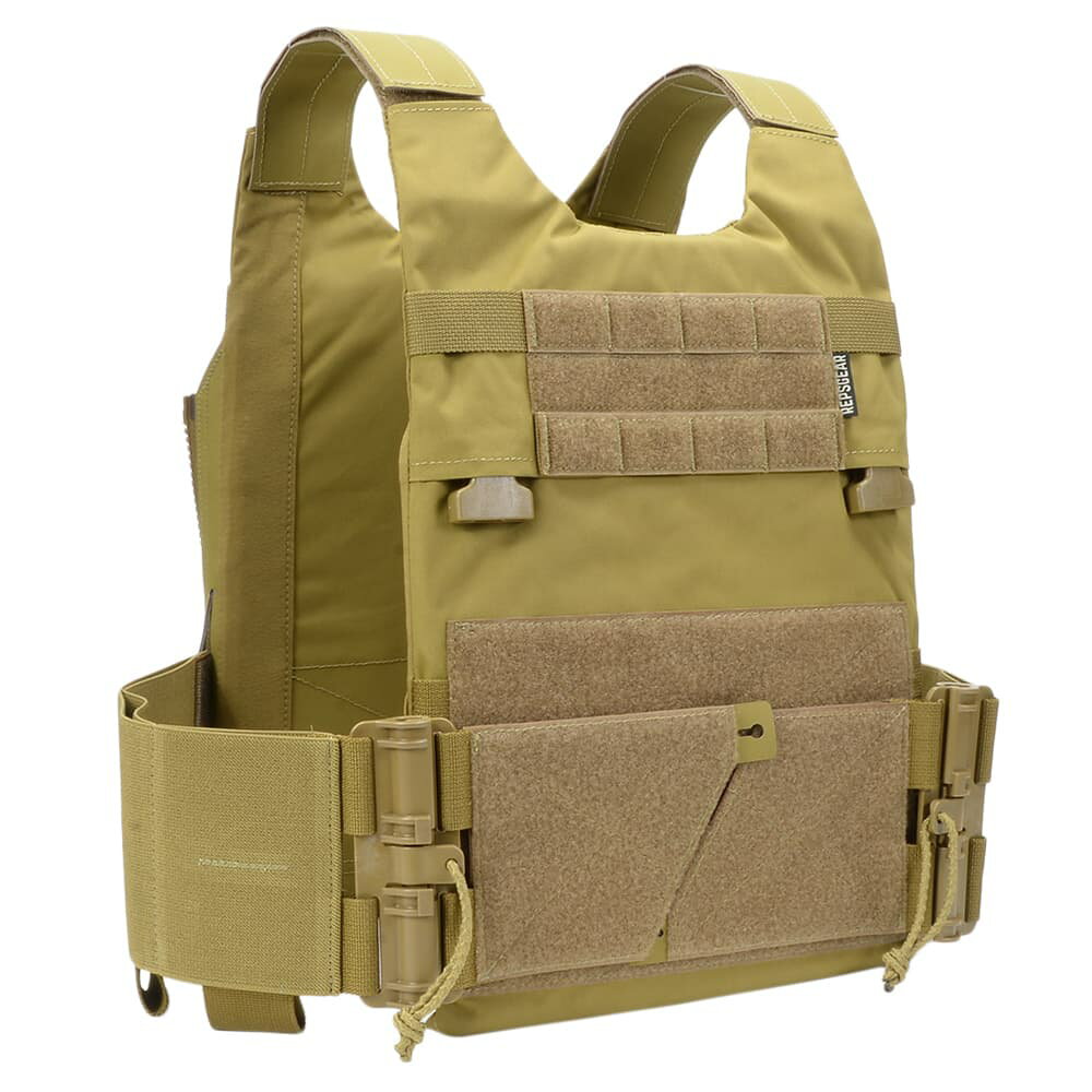 Wear - Combat Uniform - REPSGEAR プレートキャリア LV119 Overt クイックリリースバックル搭載 PTVT07 [ コヨーテブラウン ] レプズギア プレキャリ サバゲー 装備 ミリタリー タクティカル コスプレ 防弾チョッキ ボディアーマー プレートキャリアー Plate Carrier ソフトアーマー