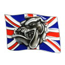 ベルトバックル ブルドッグ 3D ユニオンジャック イギリス国旗 犬 ベルト用バックル アメリカンバックル USAバックル BUCKLE メンズ 取替え用バック...