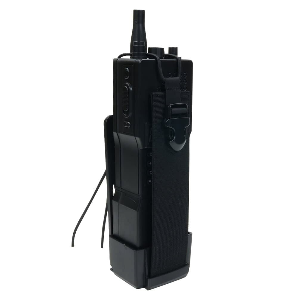 ミリタリーショップ レプマートのWoSporT 電動BBローダー PRC-152 RADIO MODEL 給弾数カウント機能 ポーチ付き LO-01 [ ブラック ] 電動マガジンローダー 自動BBローダー 無線機型 ドレスアップアイテム 装備品 BB弾ローダー BBリローダー BBローダー BBスピードローダー 弾込め器 弾込めツール｜アングル2