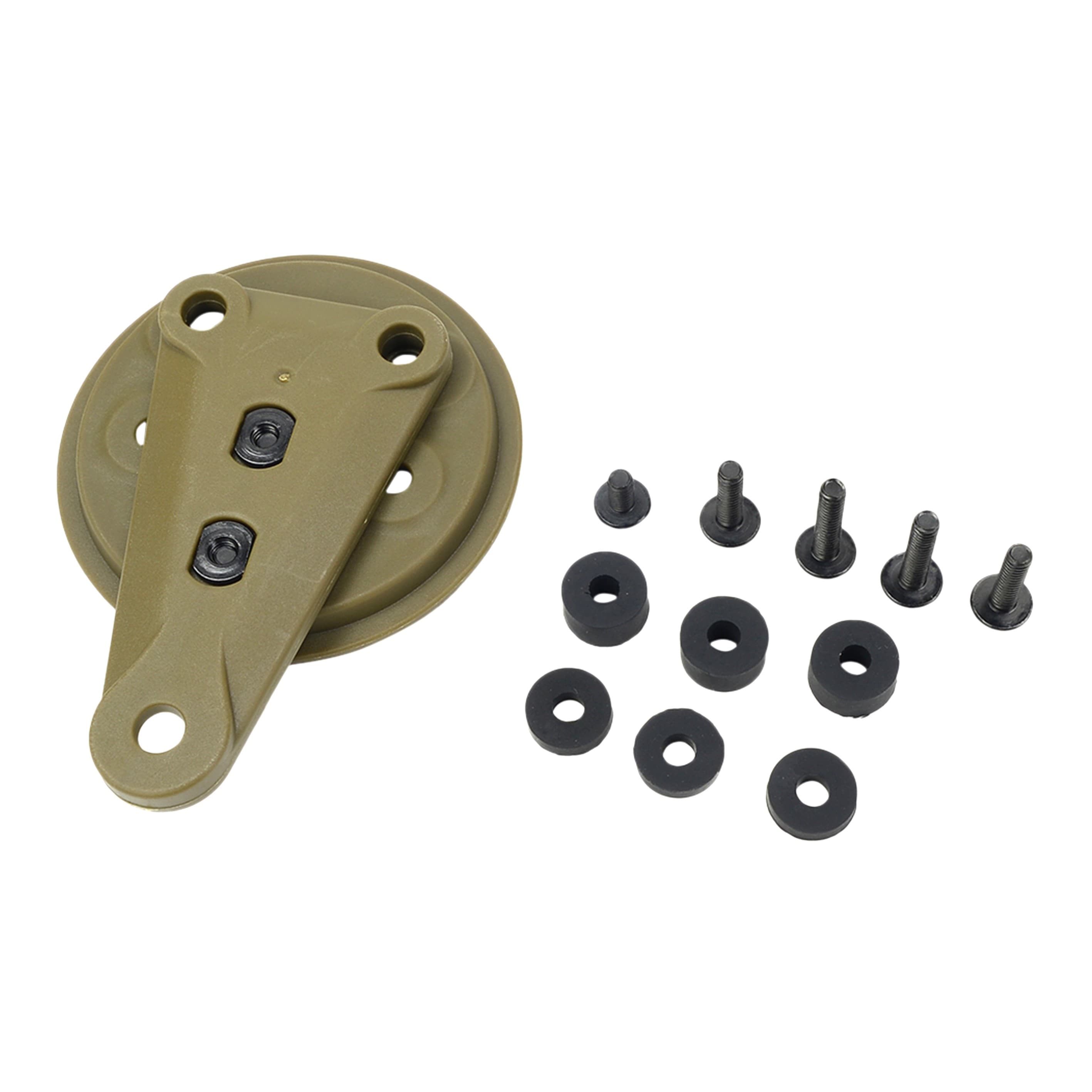WoSporT ホルスターアダプター Tek-Mount サファリランド対応 GB-ACC-24 [ タン ] ウォースポート Tek Mount クイックコネクトマウントシステム ウォースポーツ ホルスターパーツ サファリランド用 ホルスター部品 ベルト用プラットフォーム プラットホーム MOLLE モール