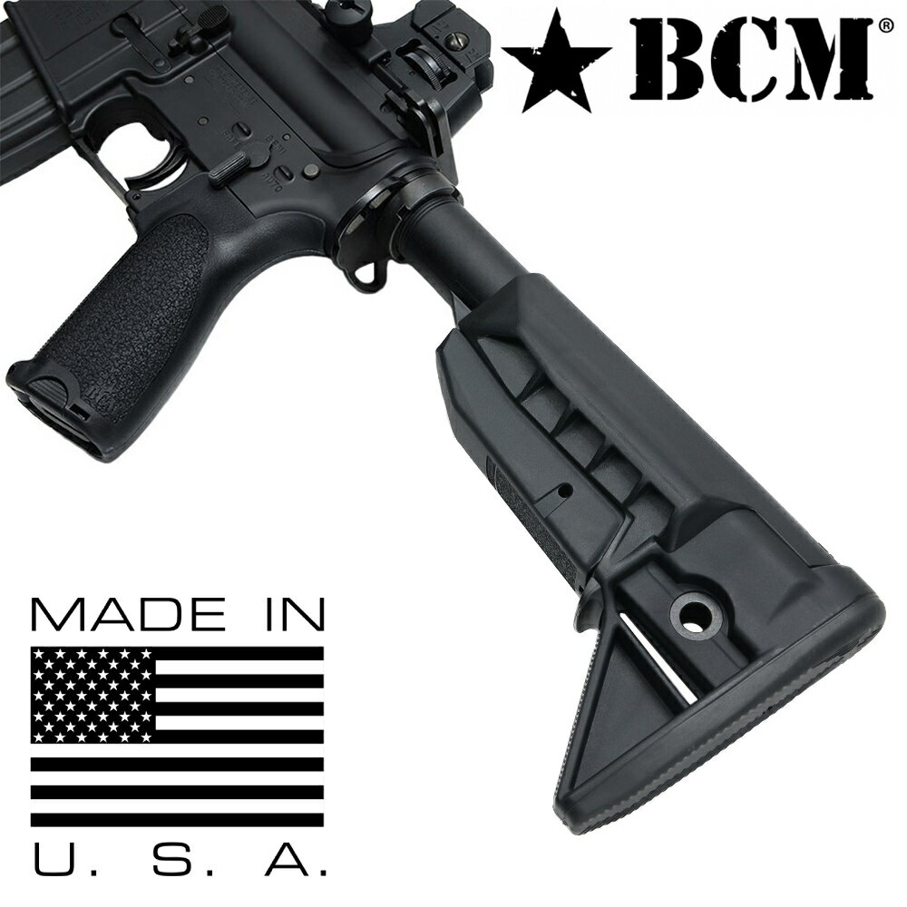 BCM ガンファイターストック GUNFIGHTER Mod.0 SOPMOD M4/AR15用 [ ブラック ] 米国製 Bravo Company Manufacturing ブラボーカンパニーMFG アメリカ製 Made in USA ソップモッド Stock Assembly buttstock バットストック 電動ガン ガスガン サバゲー装備