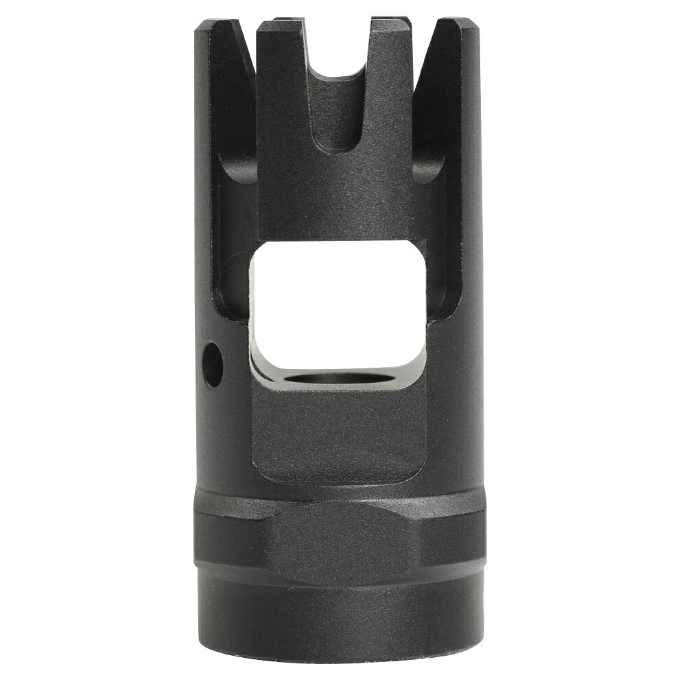 ミリタリーショップ レプマートのMADBULL マズルブレーキ Checkmate Comp エアソフト用 14mm逆ネジ仕様 ストライクインダストリーズモデル 補正器 NATO弾用 サバゲー ミリタリー フラッシュハイダー コンペンセイター エアガンパーツ カスタムパーツ フラッシュサプレッサー フラッシュエリミネーター｜アングル2