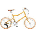 OTOMO ミニベロ CANOVER CA-MV001 pandora マスタード 61908 株式会社オオトモ pandoraシティーサイクル シティーバイク ママチャリ ままちゃり