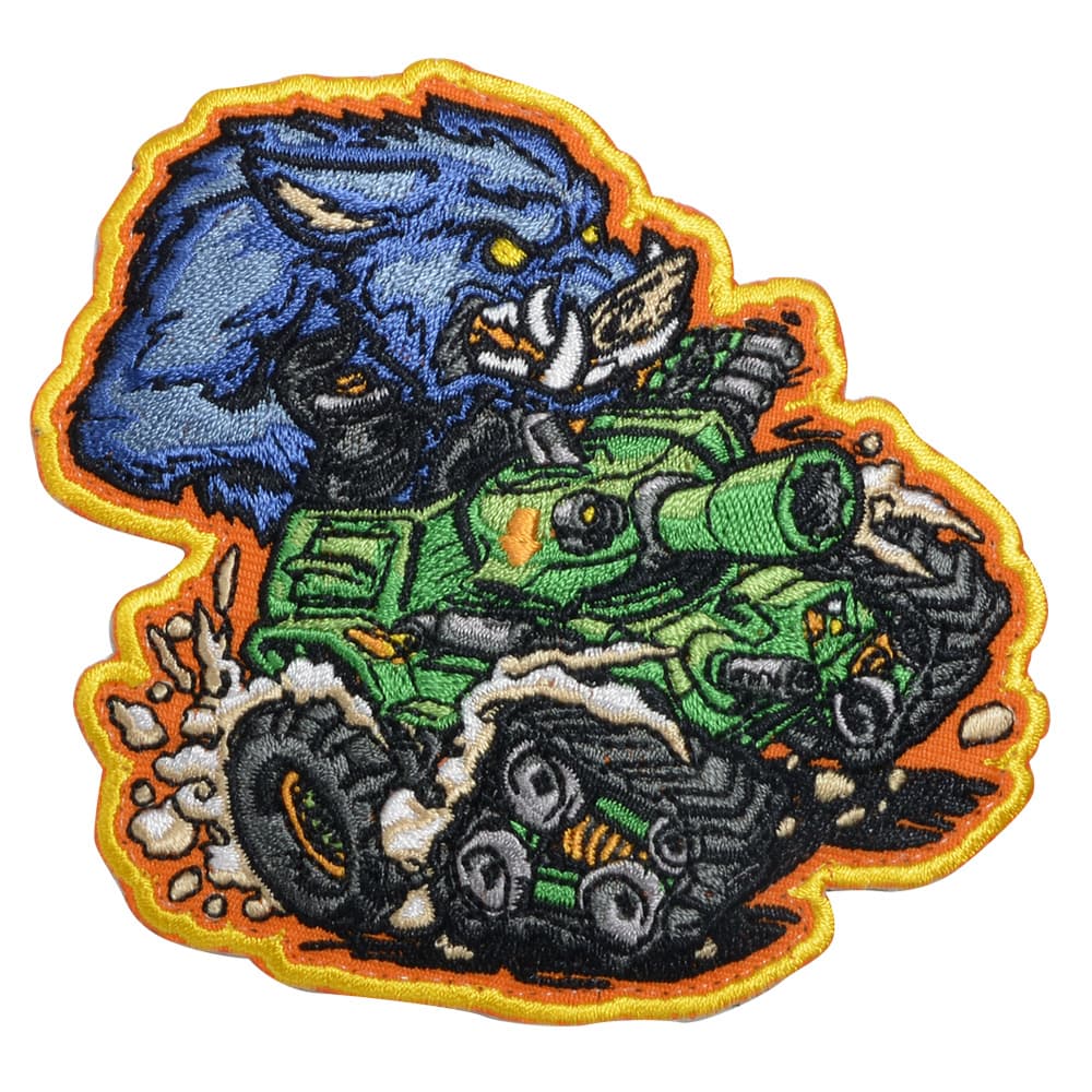 MIL-SPEC MONKEY 士気パッチ War Machine Boar1 ベルクロ付き ミルスペックモンキー ミリタリーワッペ..