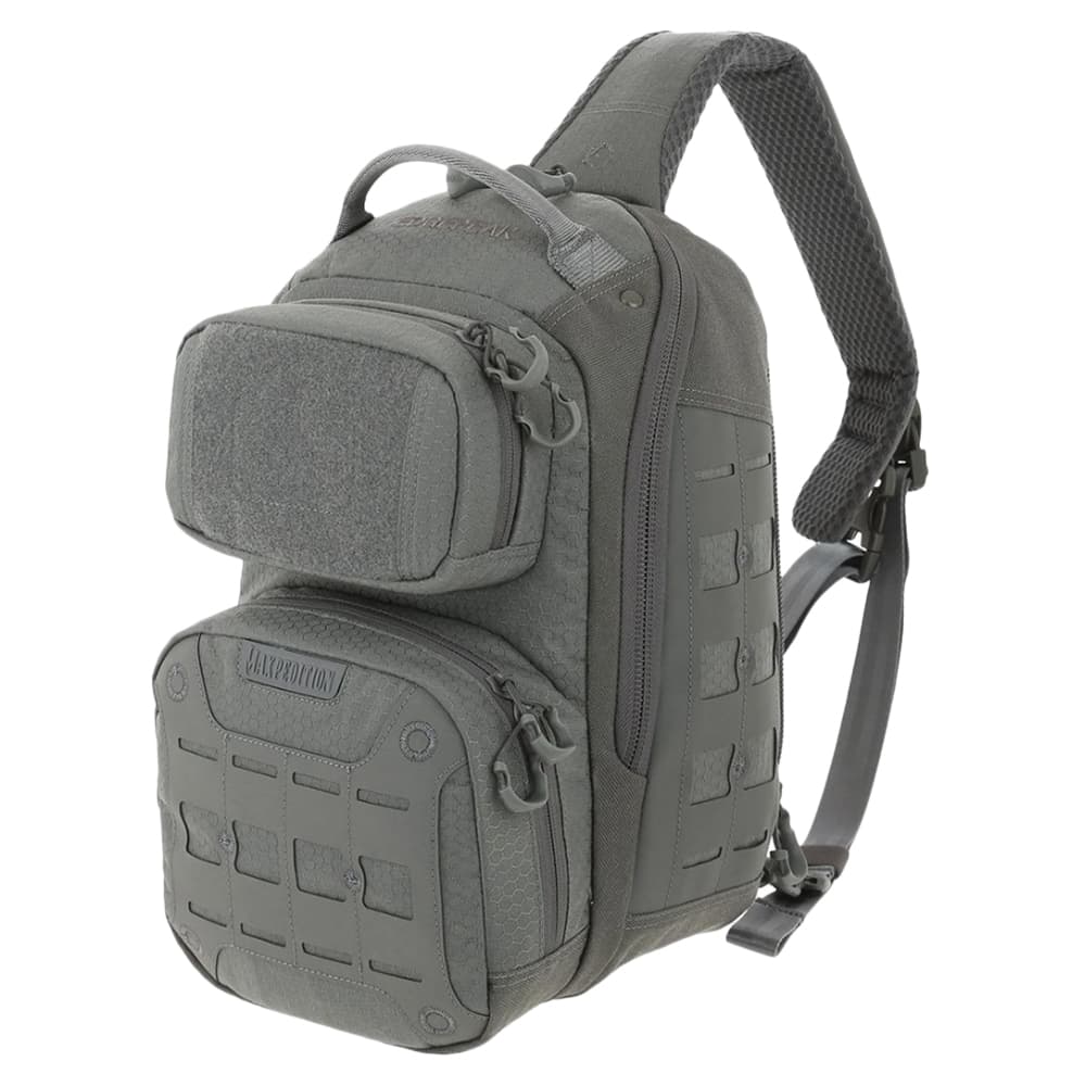 MAXPEDITION スリングバッグ Edgepeak v2.0 アンビ仕様 グレー マックスペディション エッジピーク EDP2 CCW コンシールドキャリー PC タブレット MOLLE ショルダーバッグ 斜めがけバッグ 肩掛けバッグ ワンショルダー 斜め掛けバッグ