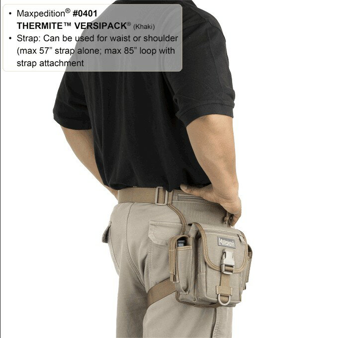 MAXPEDITION ウエストバッグ Thermite Versipack 0401 [ カーキ ] マックスペディション テルミット ヴァシパック ウエストポーチ ショルダーバッグ かばん ウェストポーチ ボディバッグ 軍用ポーチ ミリタリーポーチ