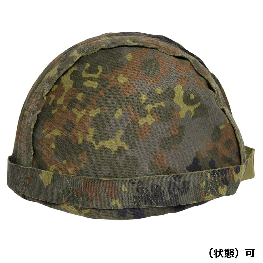 ミリタリーショップ レプマートのドイツ軍放出品 ヘルメットカバー BW フレクター迷彩&トロペンターン迷彩 リバーシブル [ 85cm / 難あり ] ヘッドウェア フレクター迷彩 フレックタンカモ スチールヘルメット ミリタリー サバゲー装備 ミリタリーヘルメット 戦闘用ヘルメット コンバットヘルメット パーツ｜アングル2