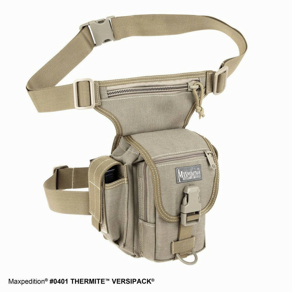 MAXPEDITION ウエストバッグ Thermite Versipack 0401 [ カーキ ] マックスペディション テルミット ヴァシパック ウエストポーチ ショルダーバッグ かばん ウェストポーチ ボディバッグ 軍用ポーチ ミリタリーポーチ