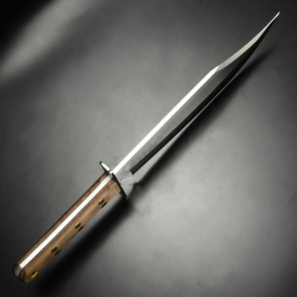 ミリタリーショップ レプマートのCONDOR Tool&Knife ボウイナイフ Undertaker 革製シース付属 CTK2804103 コンドル・ツール&ナイフ アンダーテイカー 大型ナイフ サバイバルナイフ 狩猟ナイフ コンバットナイフ ブッシュクラフトナイフ ハンティングナイフ ボーイナイフ ブーイナイフ ジム・ボウイ｜アングル3