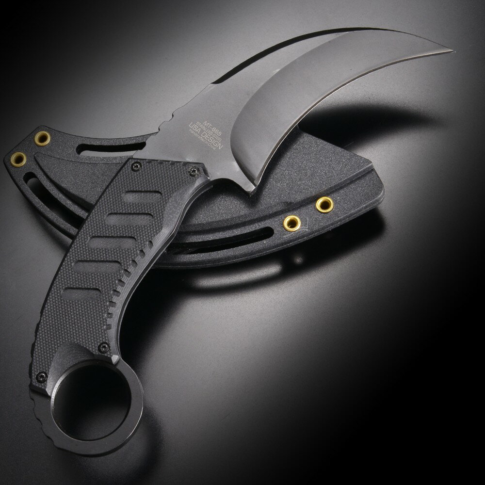 Mテック カランビット MT-665BK ステンレス鋼 登山 魚釣り フィッシングナイフ キャンプナイフ アウトドアナイフ ハンティングナイフ 狩猟 サバイバルナイフ シースナイフ 刃物 渓流ナイフ通販格安セール情報 楽天 通販