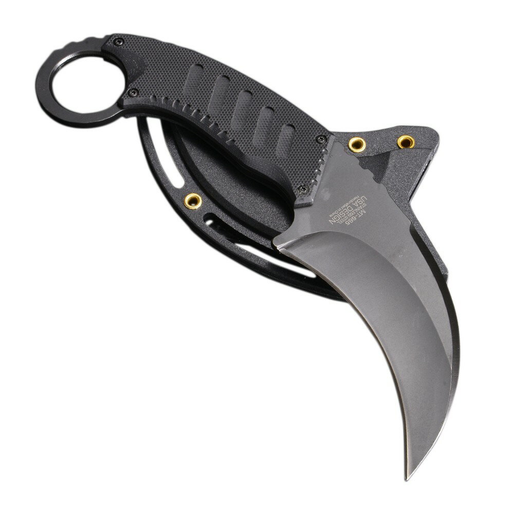 Mテック カランビット MT-665BK ステンレス鋼 登山 魚釣り フィッシングナイフ キャンプナイフ アウトドアナイフ ハンティングナイフ 狩猟 サバイバルナイフ シースナイフ 刃物 渓流ナイフ通販格安セール情報 楽天 通販