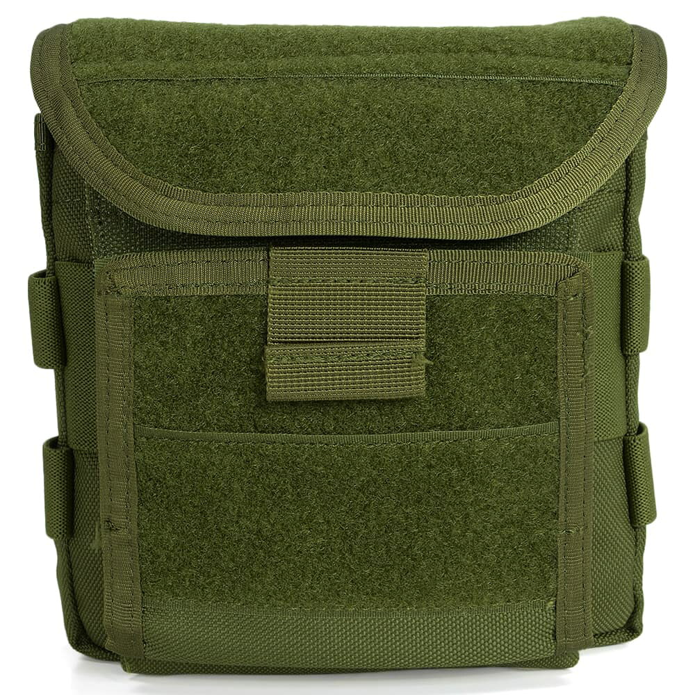 ミリタリーショップ レプマートのアドミンポーチ MOLLE対応 ベルクロ付き [ オリーブドラブ ] admin pouch ポーチ ミリタリーポーチ タクティカルポーチ ソフトケース 収納 サバゲー装備 小物ポーチ ユーティリティポーチ マルチポーチ アクセサリーポーチ サブポーチ ギアポーチ モジュラーポーチ｜アングル2
